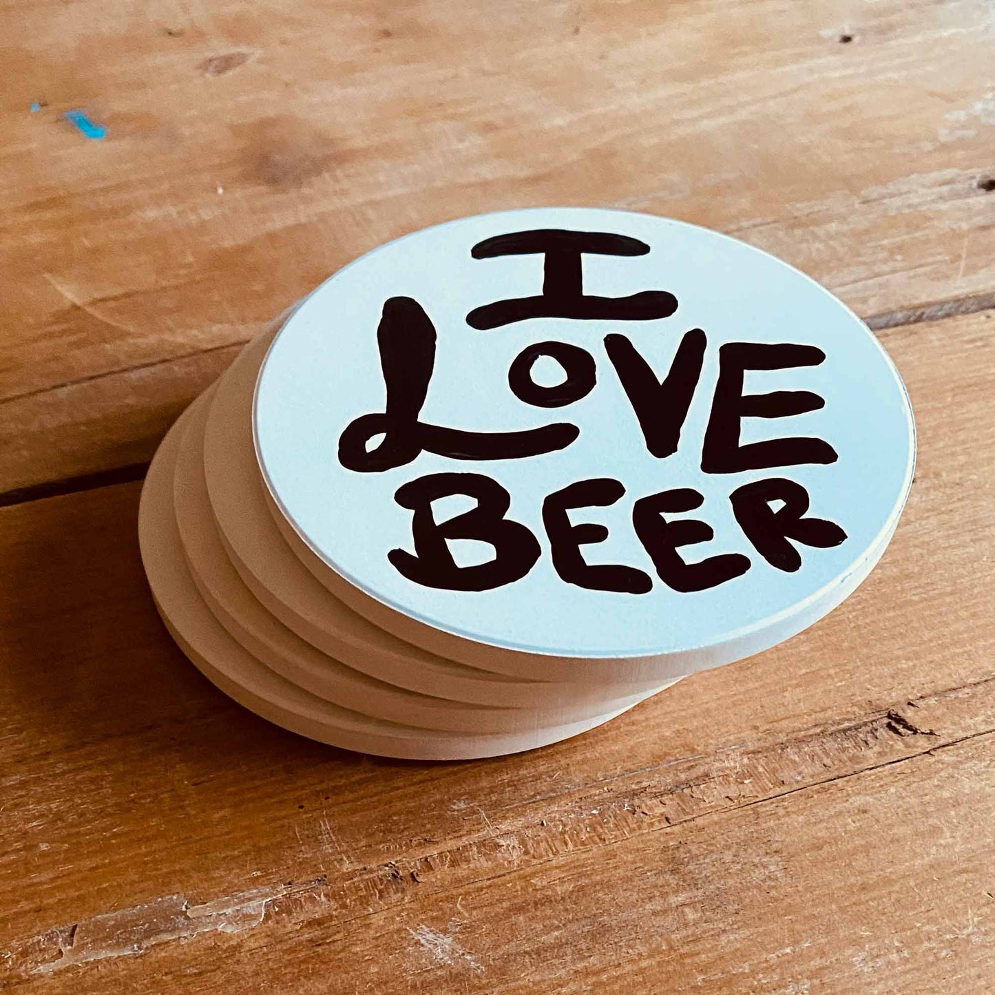 I Love Beer - Coaster
