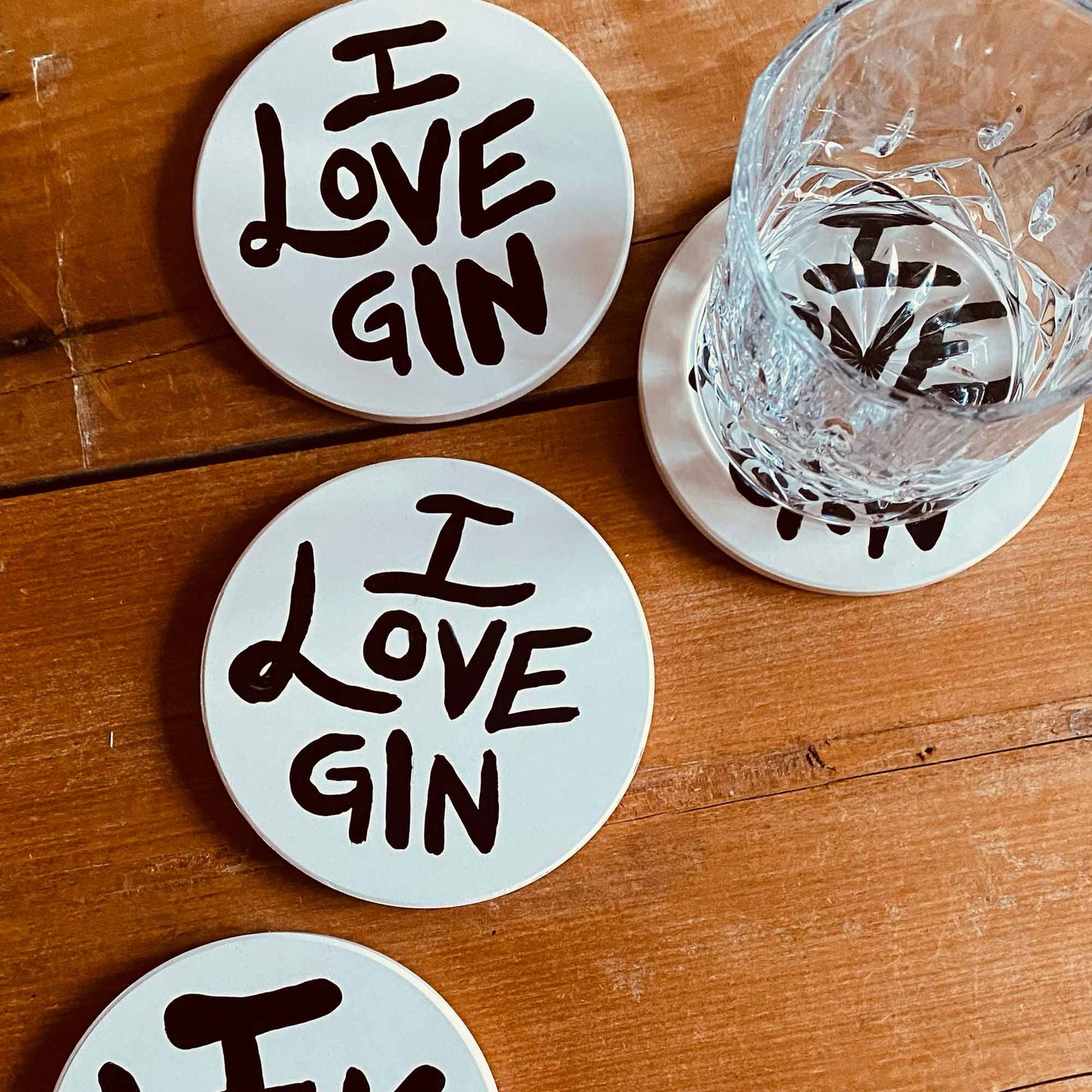 I Love Gin - Coaster