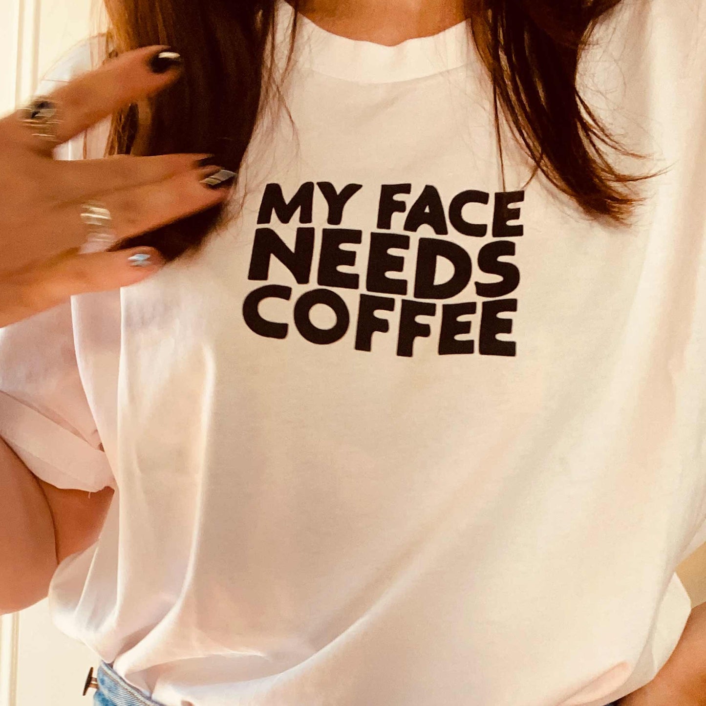 *SALE* My Face Needs Coffee - Unisex Tee