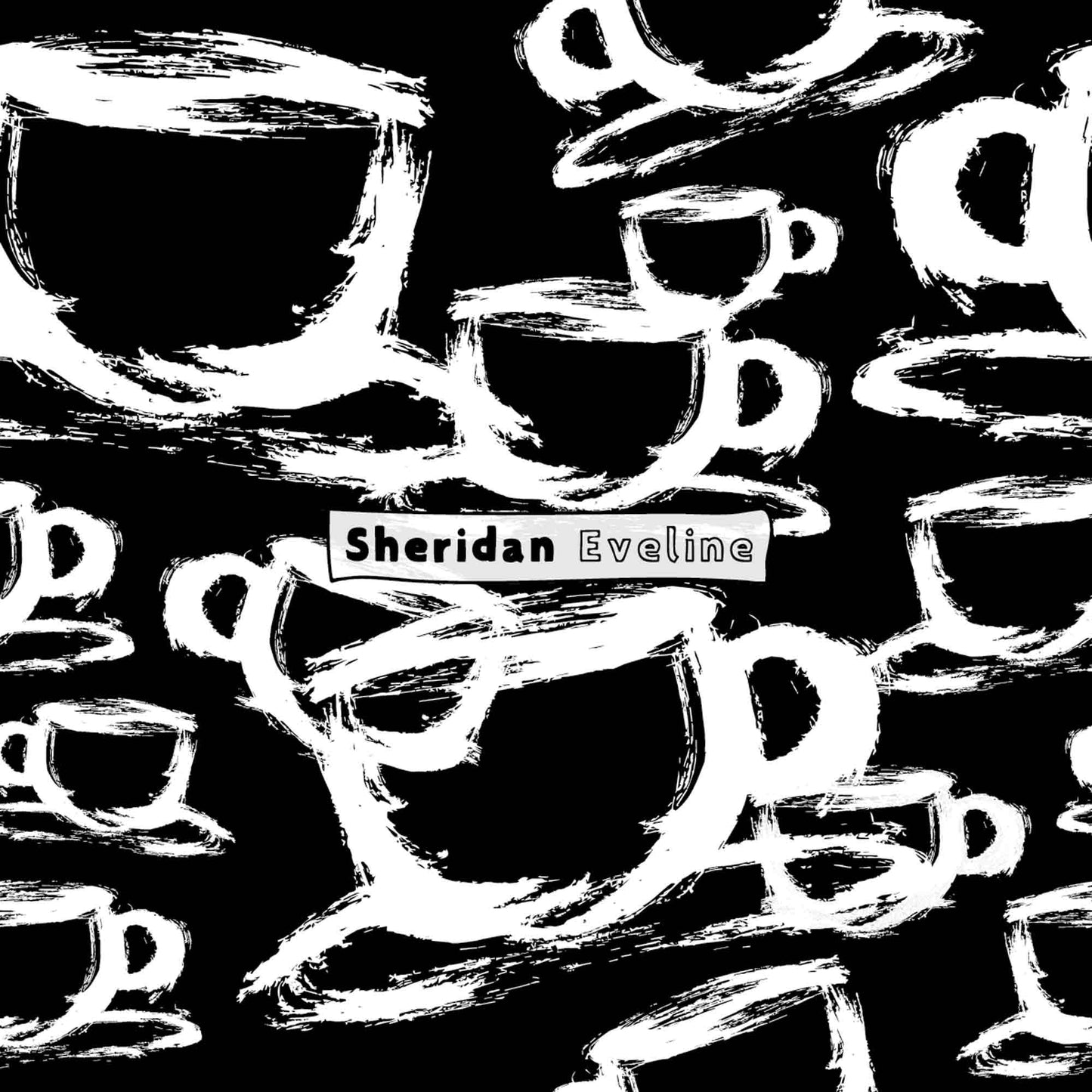 Sheridan Eveline - Brisbane Surface Pattern Designer - Black & White Pattern - Ya Mum's A Coffee Addict