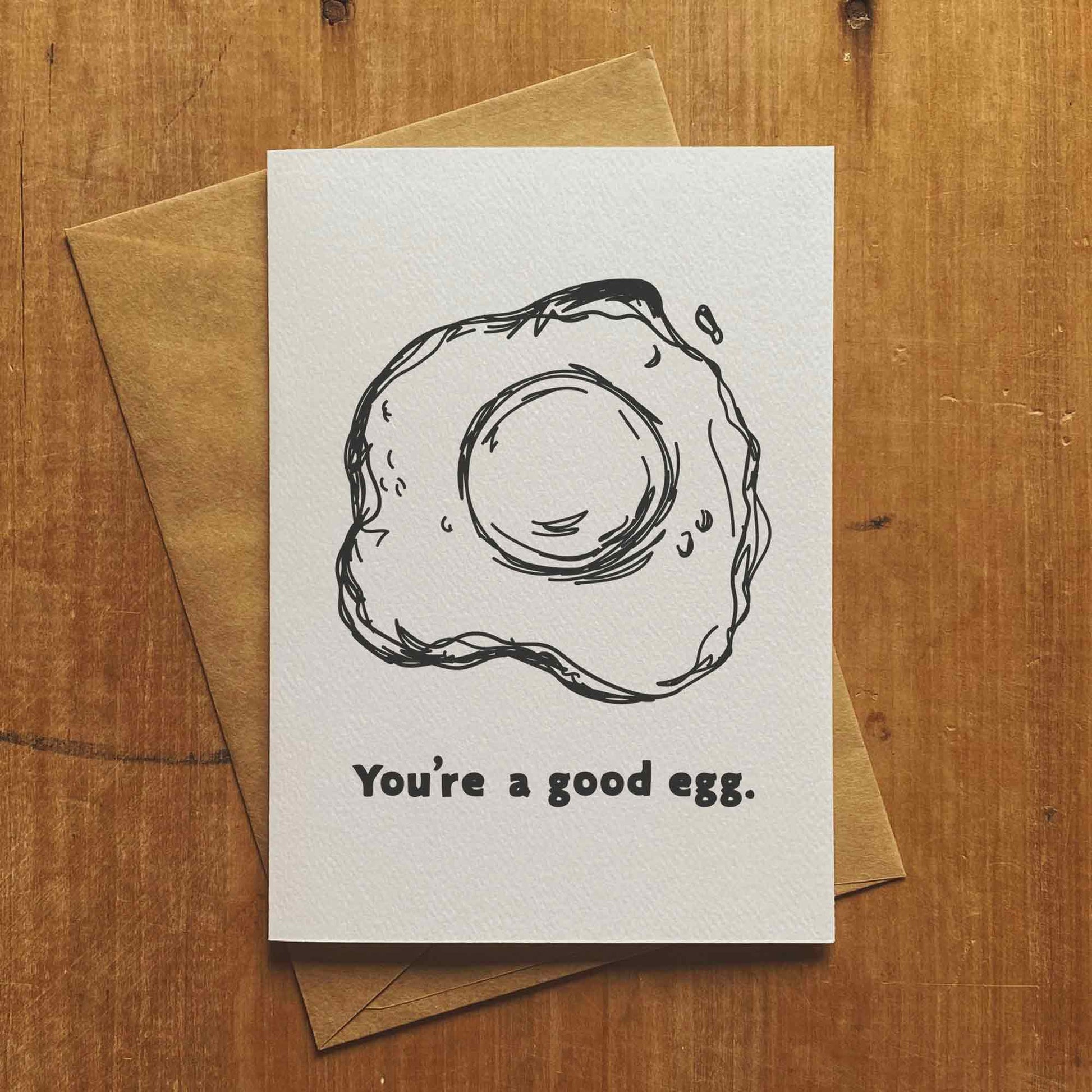 SECARD9 You're A Good Egg Greeting Card Brisbane Sheridan Eveline