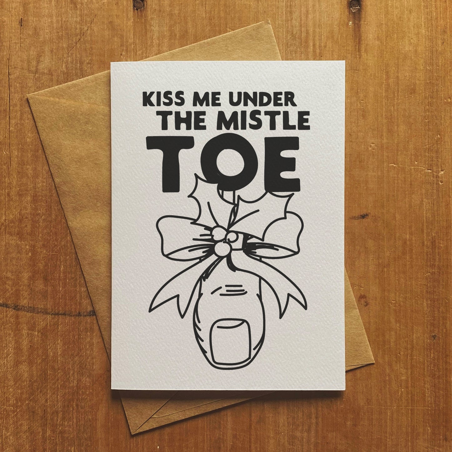 Mistle Toe - Christmas Greeting Card