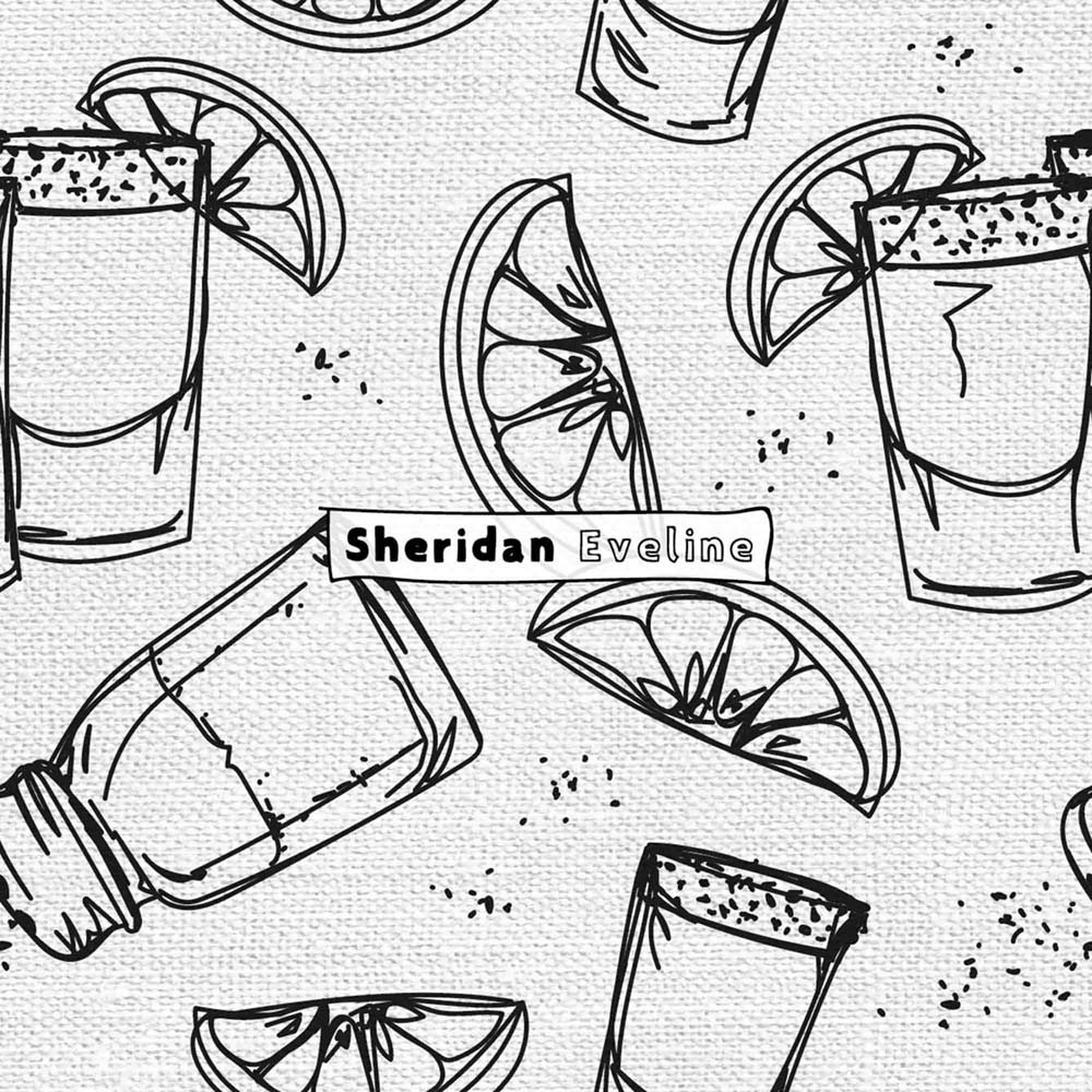 Sheridan Eveline Surface Pattern Design Available To License - Tequila Shots