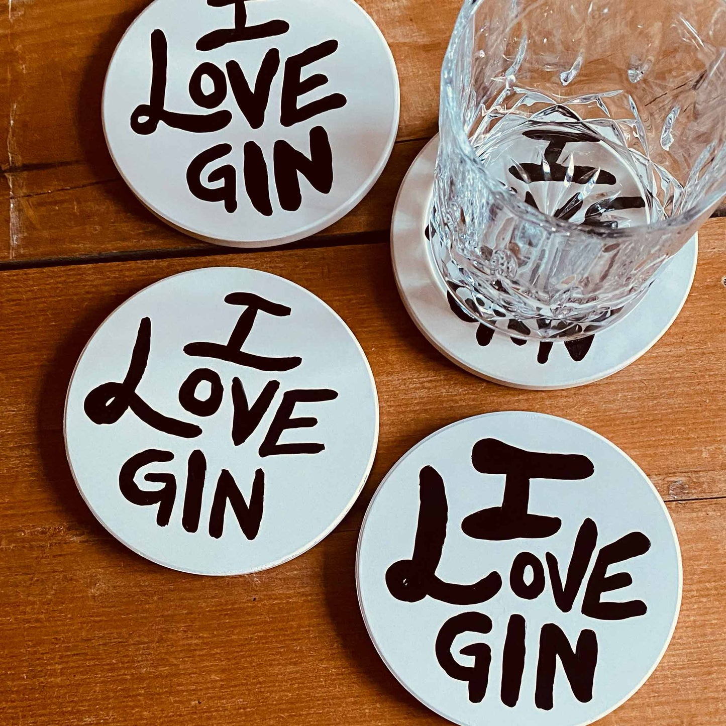I Love Gin - Coaster