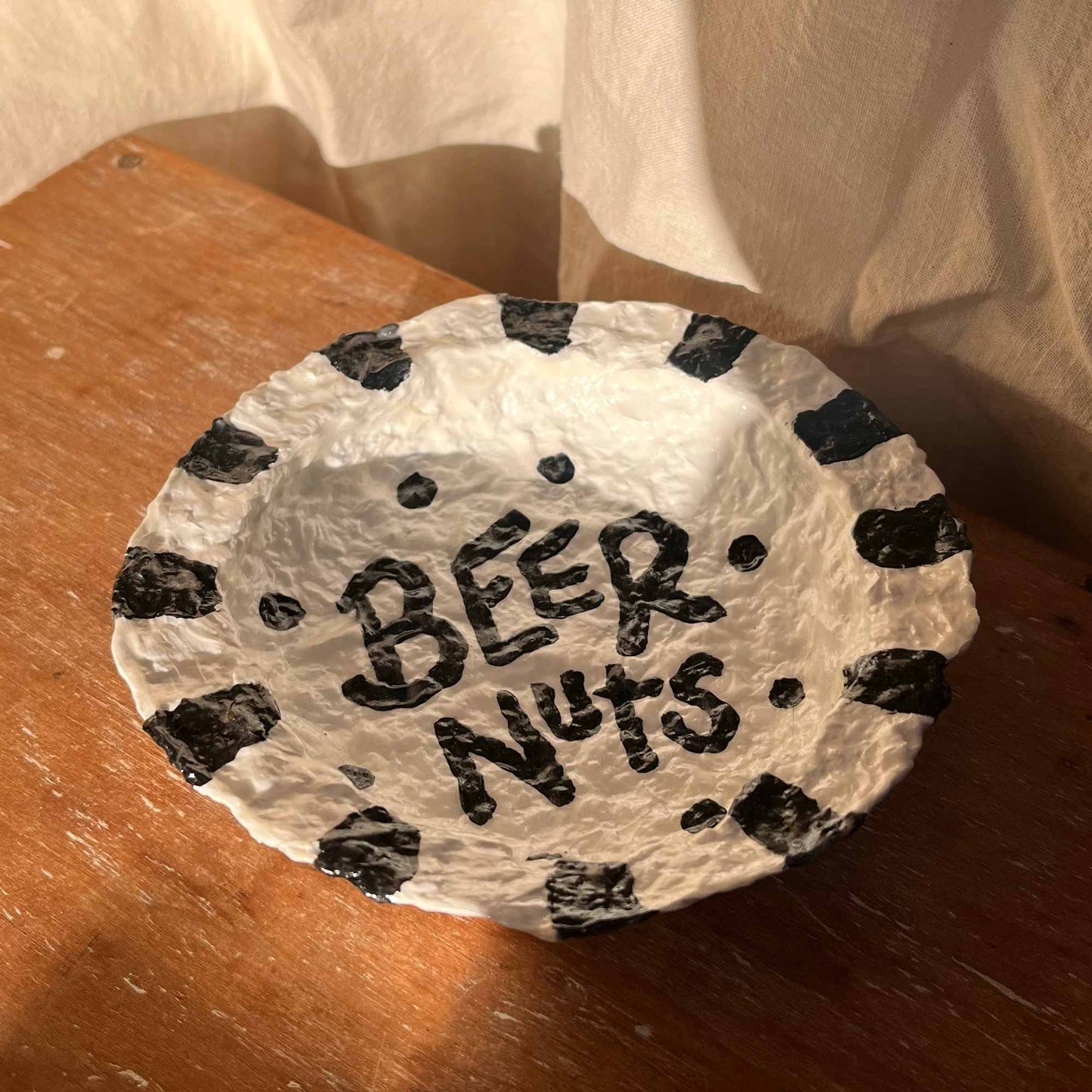 Beer Nuts - Papier-mâché Dish