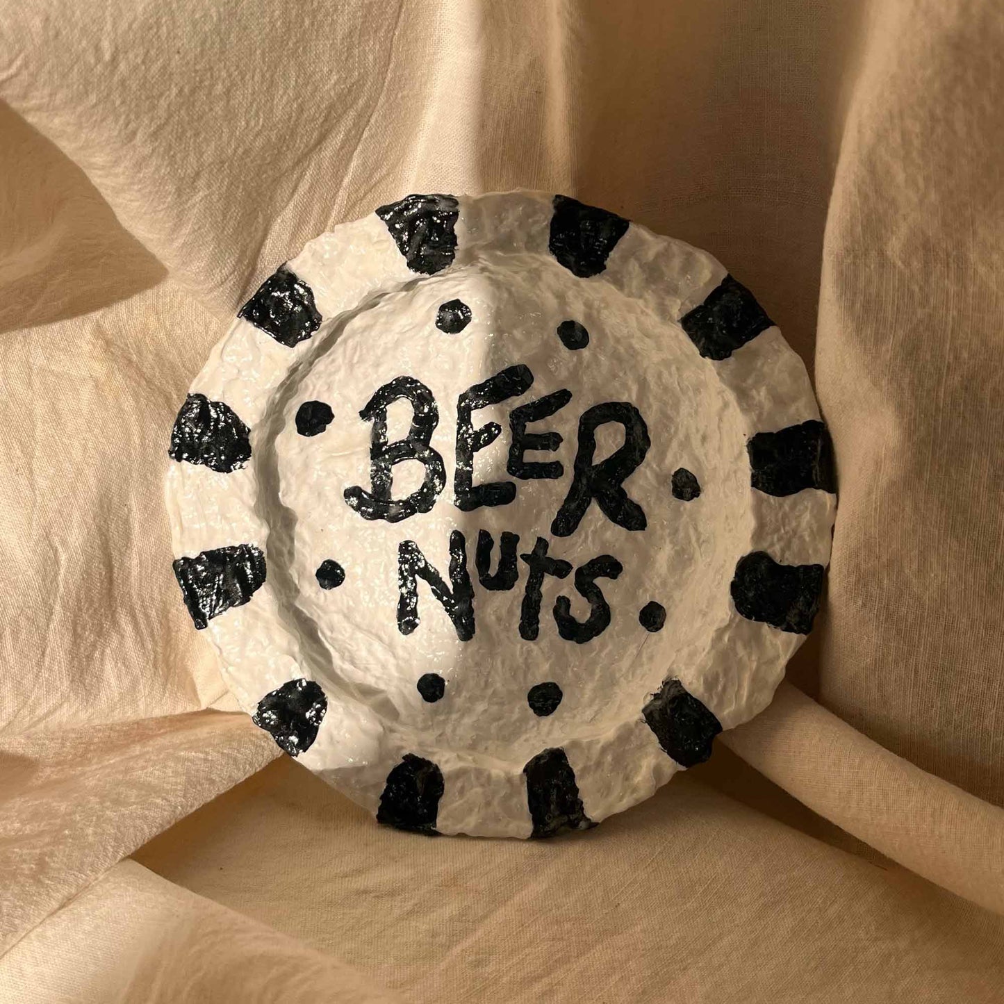 Beer Nuts - Papier-mâché Dish