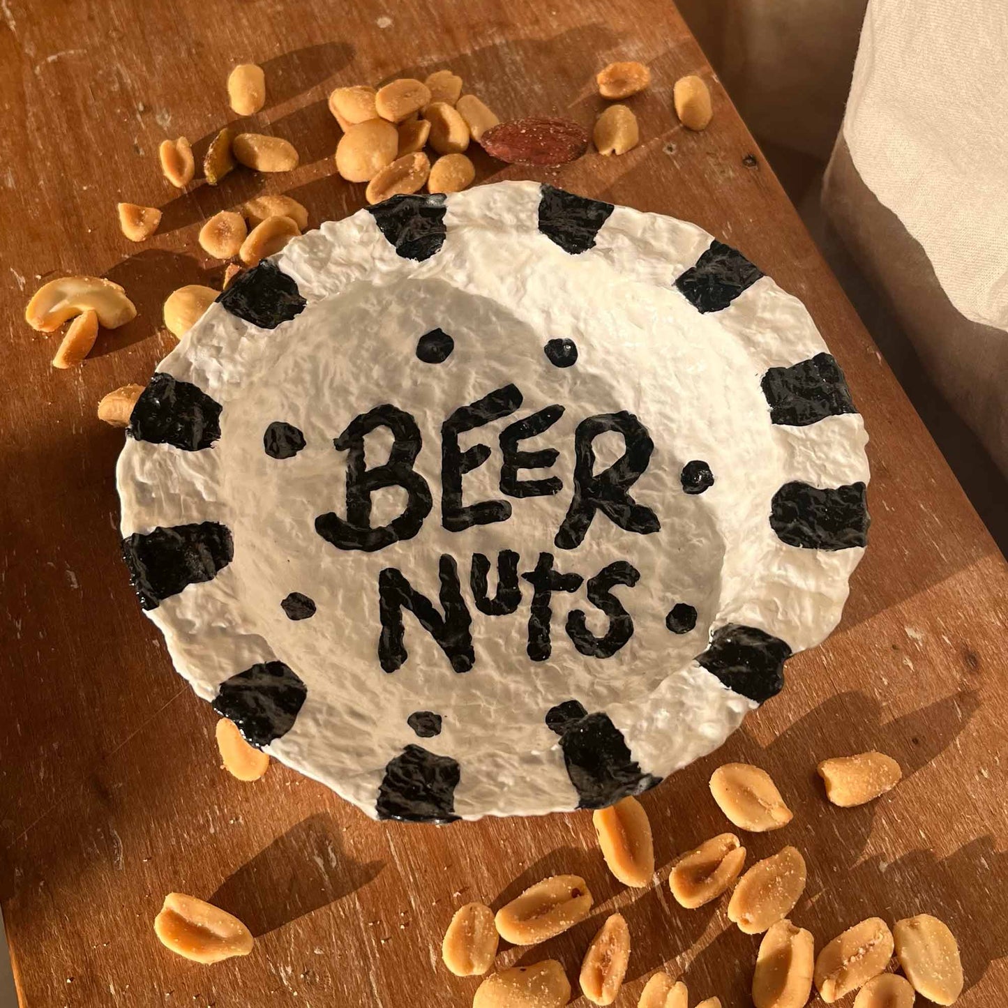 Beer Nuts - Papier-mâché Dish