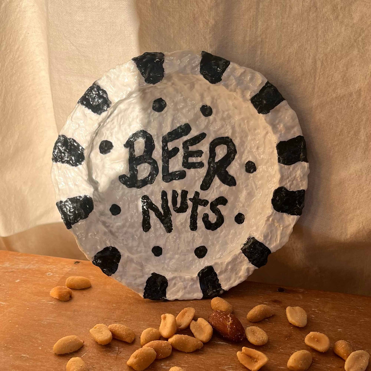 Beer Nuts - Papier-mâché Dish