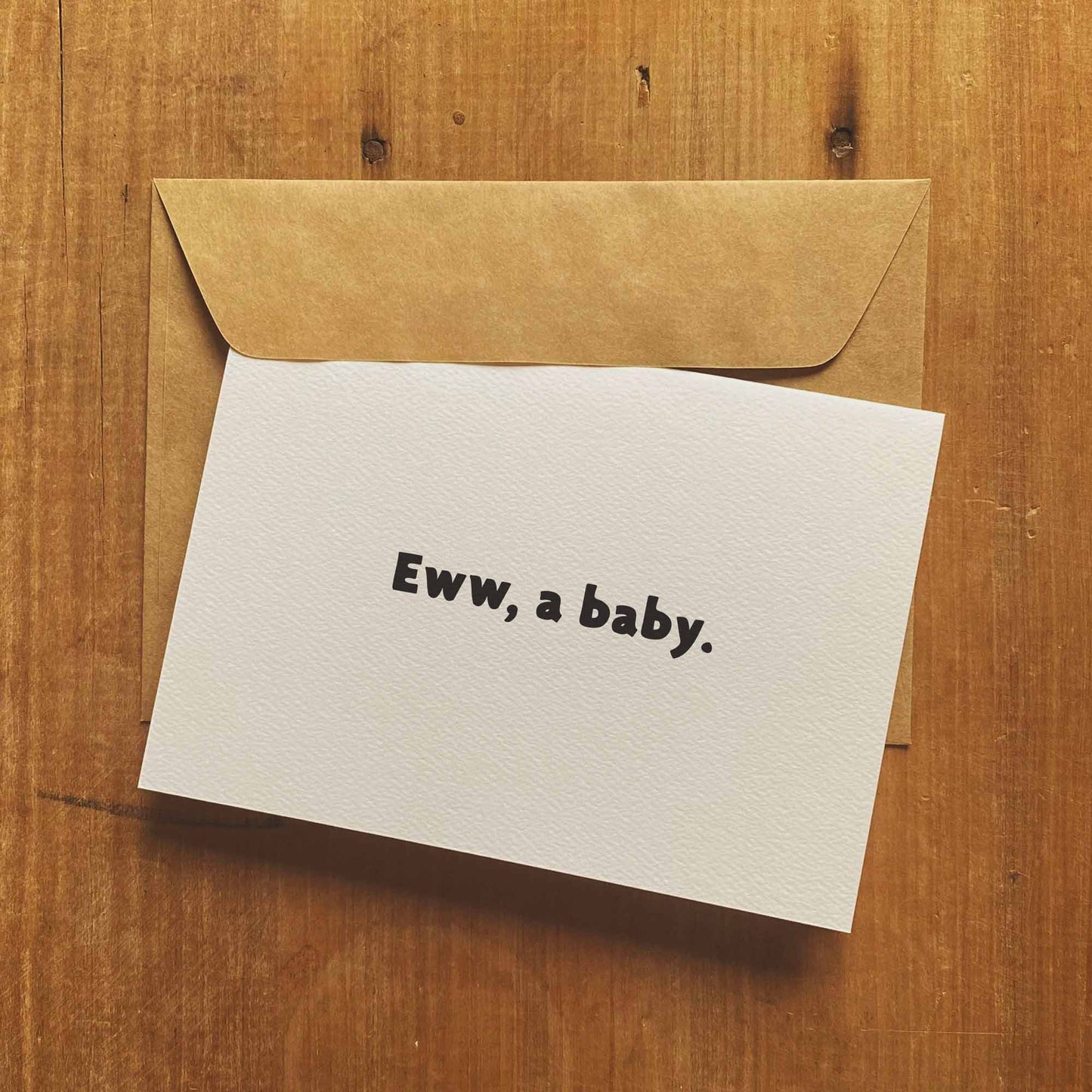 Cheeky Baby Shower Newborn Greeting Card - Brisbane Creative Sheridan Eveline
