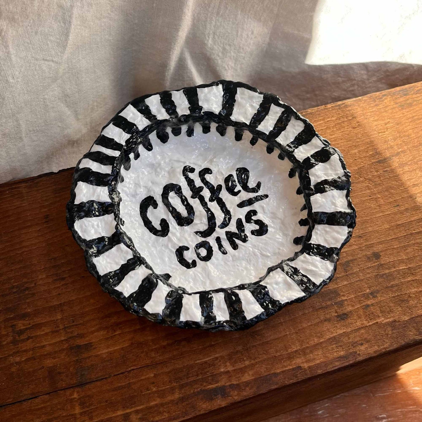 Coffee Coins - Papier-mâché Dish