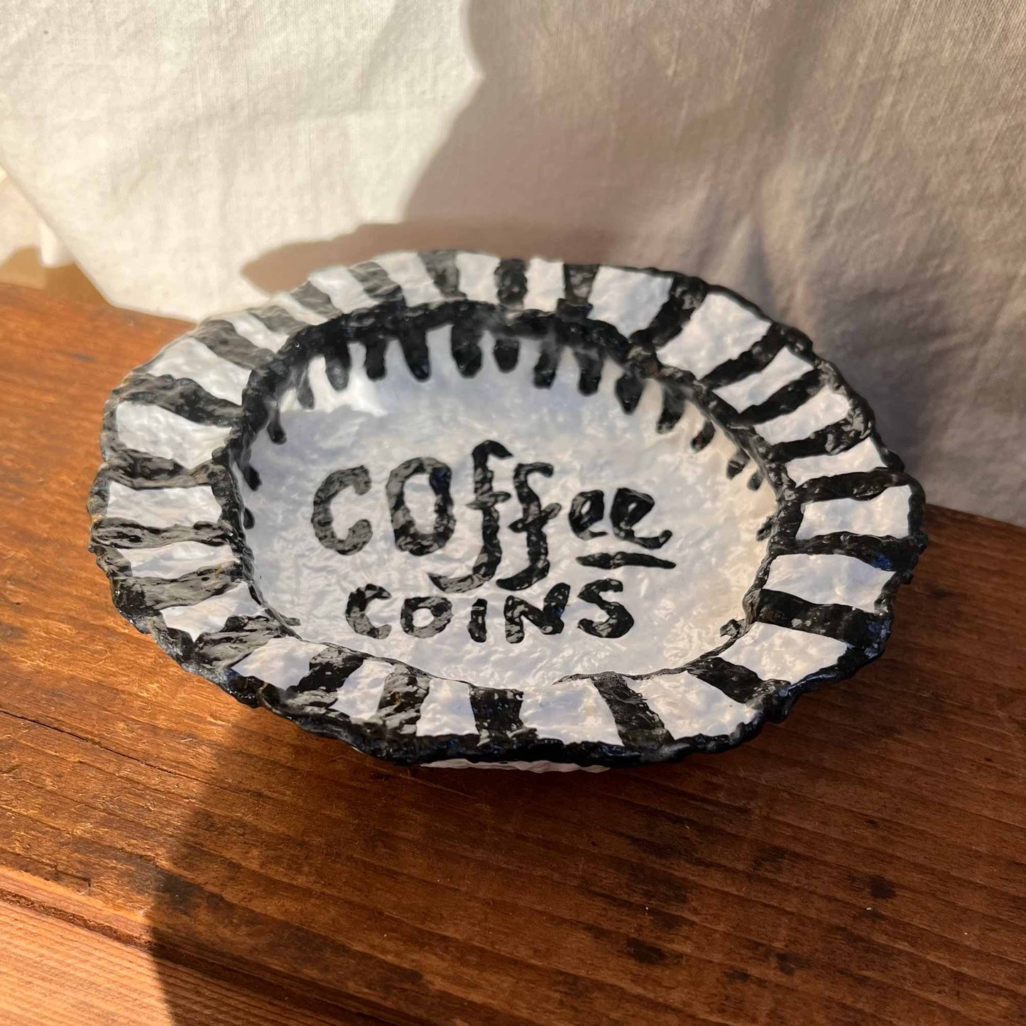 Coffee Coins - Papier-mâché Dish