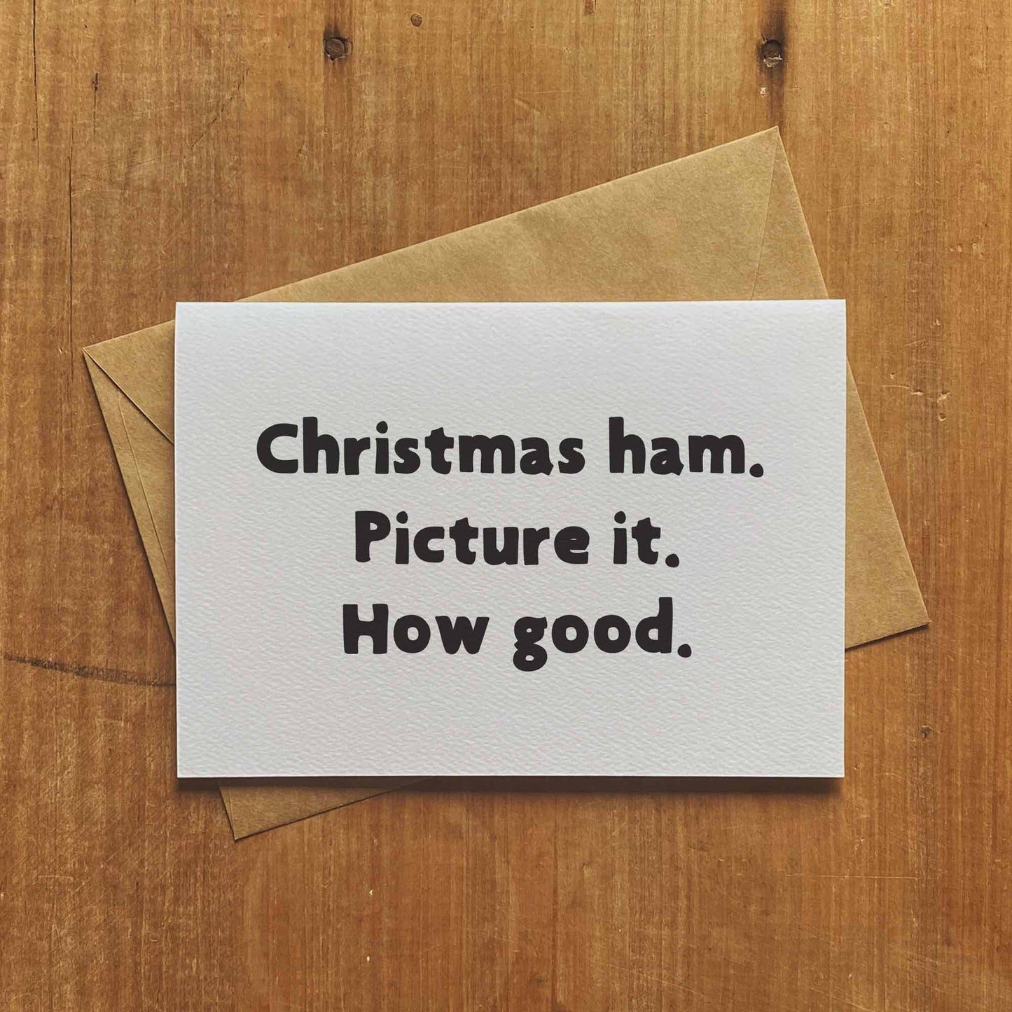Funny Black And White Christmas Greeting Card - By Brisbane Creative Sheridan Eveline