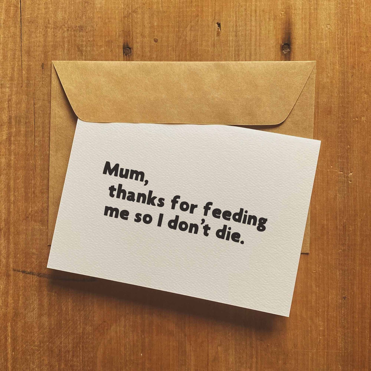 Funny Mother's Day Greeting Card - Card For Mum - Black And White Greeting Card Brisbane