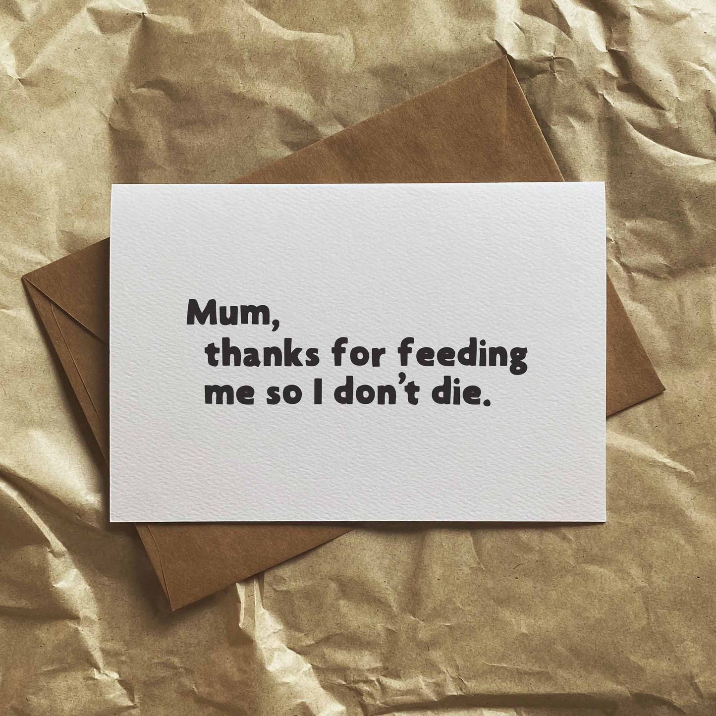 Funny Mother's Day Greeting Card - Sheridan Eveline Brisbane Creative