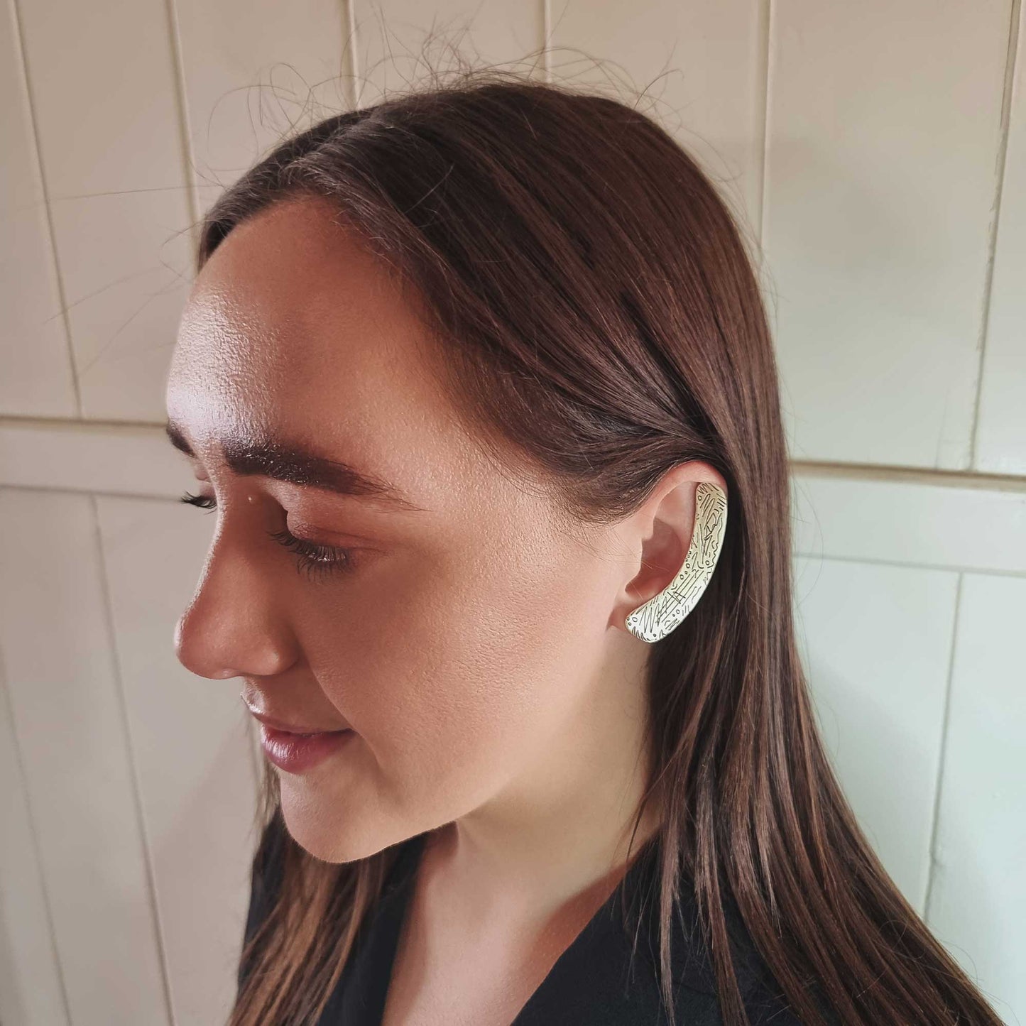 HER Ear Cuff 🖤 SASS - A Collab Collection by Meekz Contemporary Jewellery x Sheridan Eveline