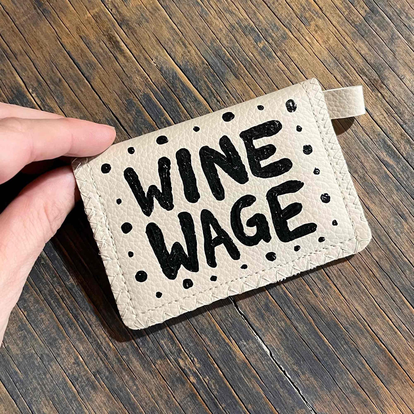 Wine Wage - Card Wallet