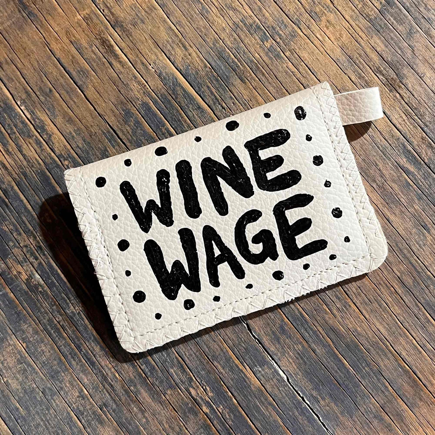 Wine Wage - Card Wallet