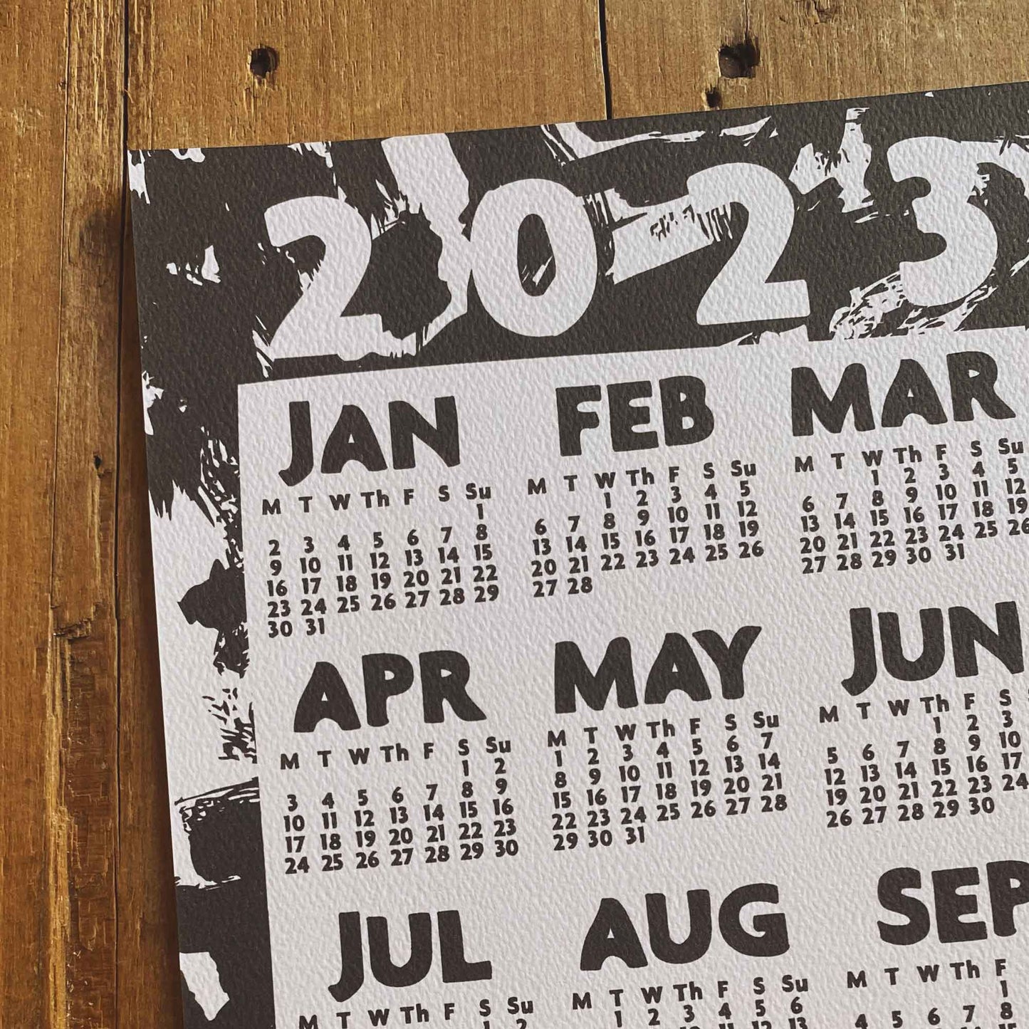 2023 Designer Wall Calendar A5