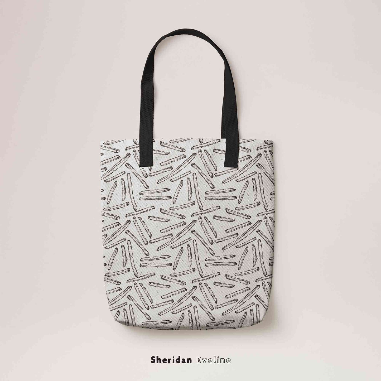 Sheridan Eveline - Brisbane Surface Pattern Designer - Black & White Pattern - Chip Thief