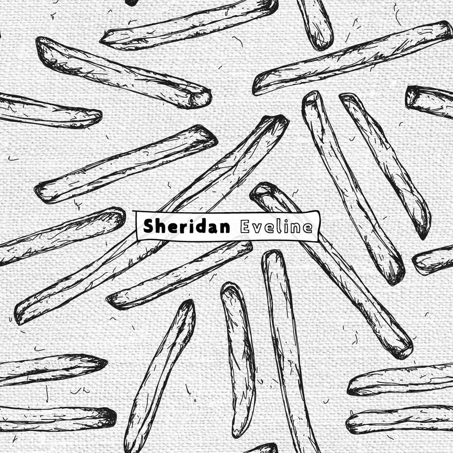 Sheridan Eveline - Brisbane Surface Pattern Designer - Black & White Pattern - Chip Thief