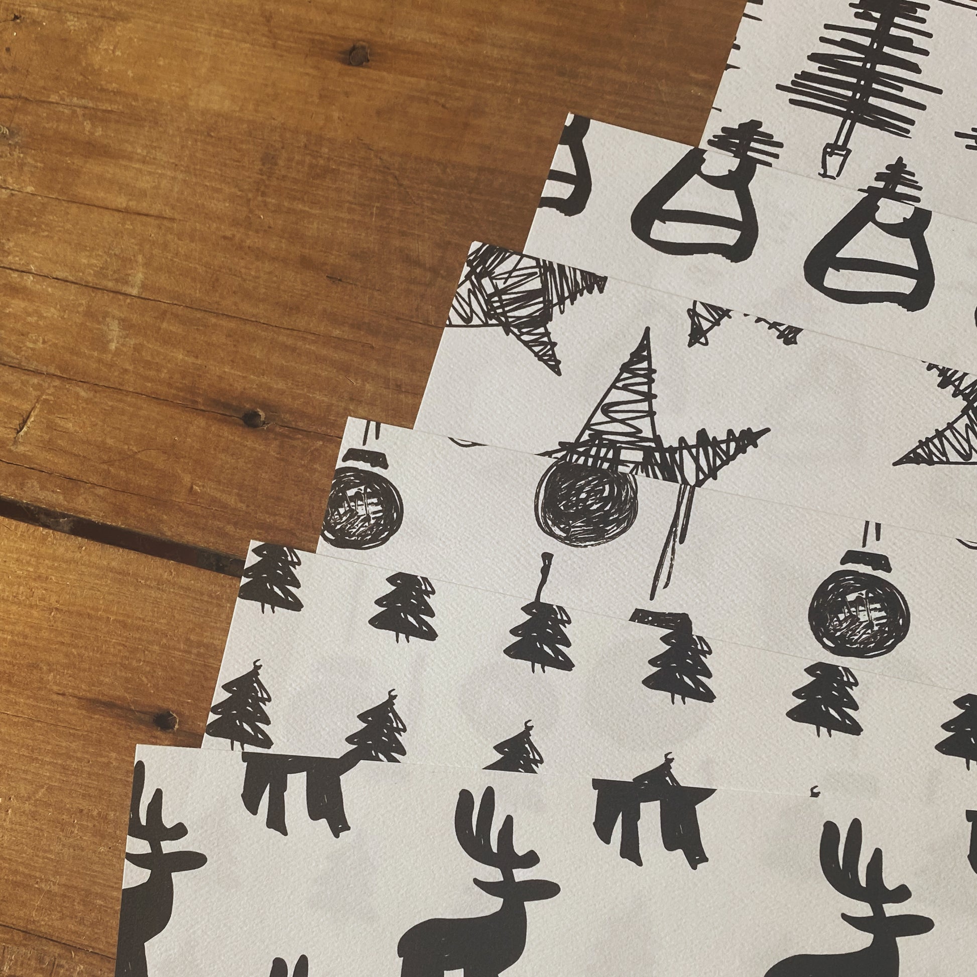Printable Christmas Wrapping Paper | 8 Pack