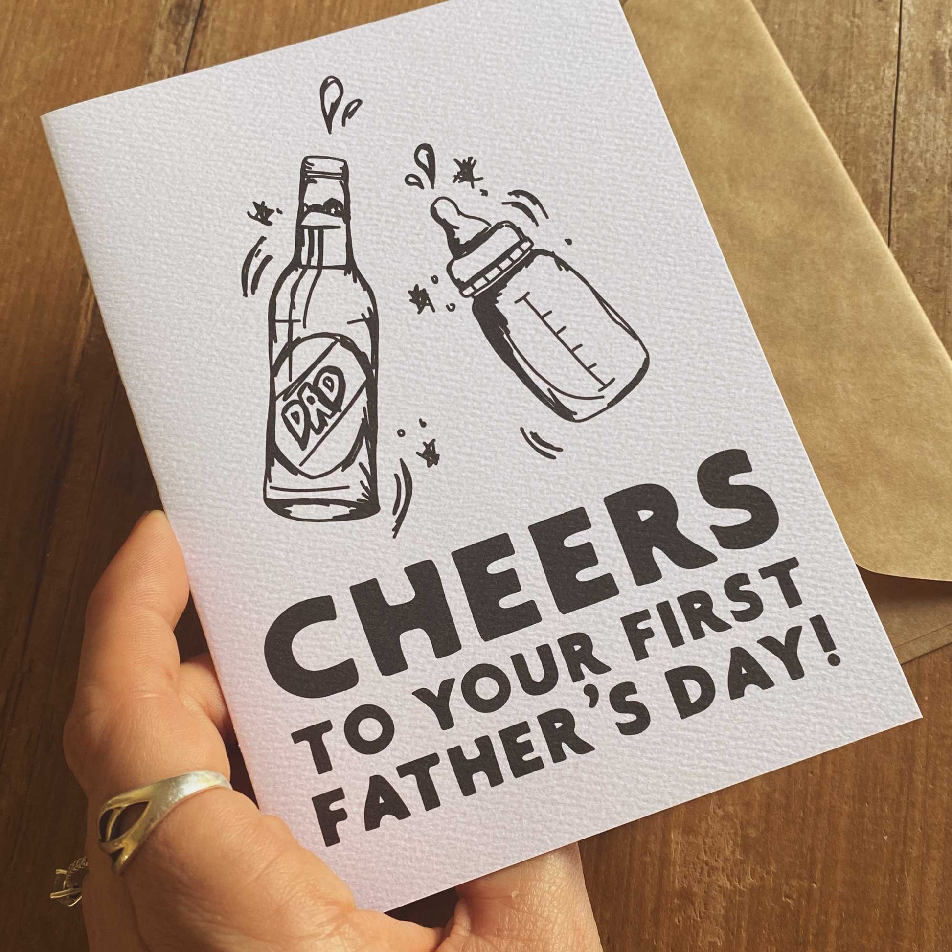 Father's Day Greeting Card For New Dads - Brisbane Designer