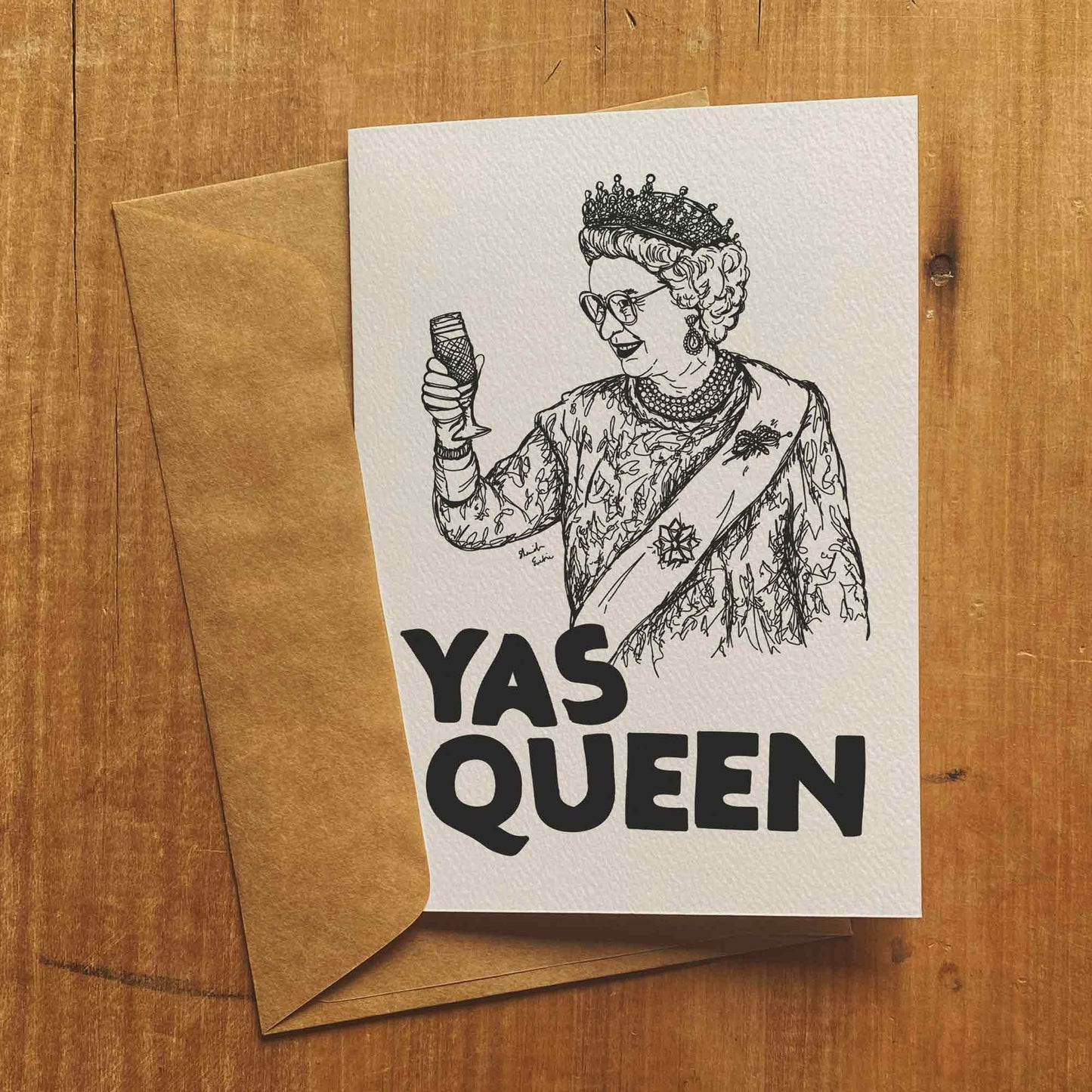 Royal Queen Greeting Card - Sheridan Eveline SECARD8
