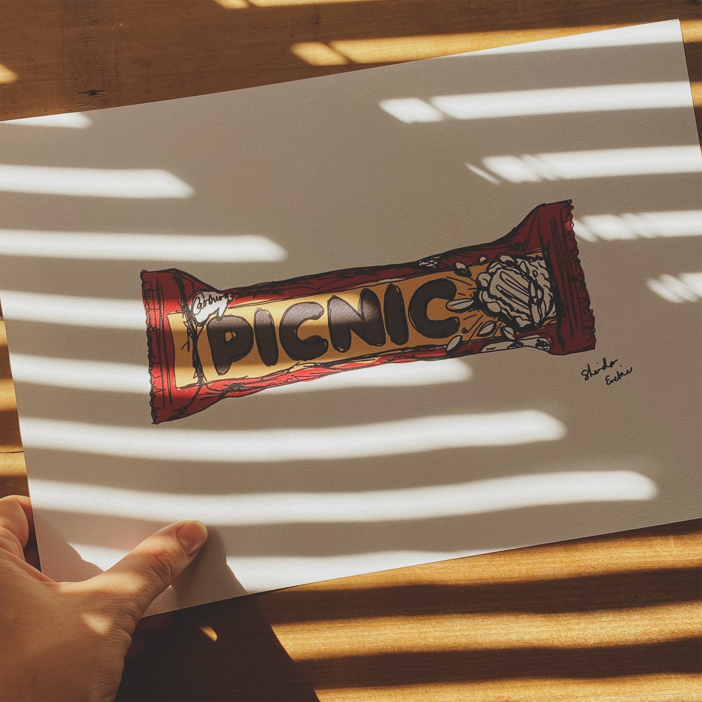 *SALE* Chocolate Picnic bar - Print