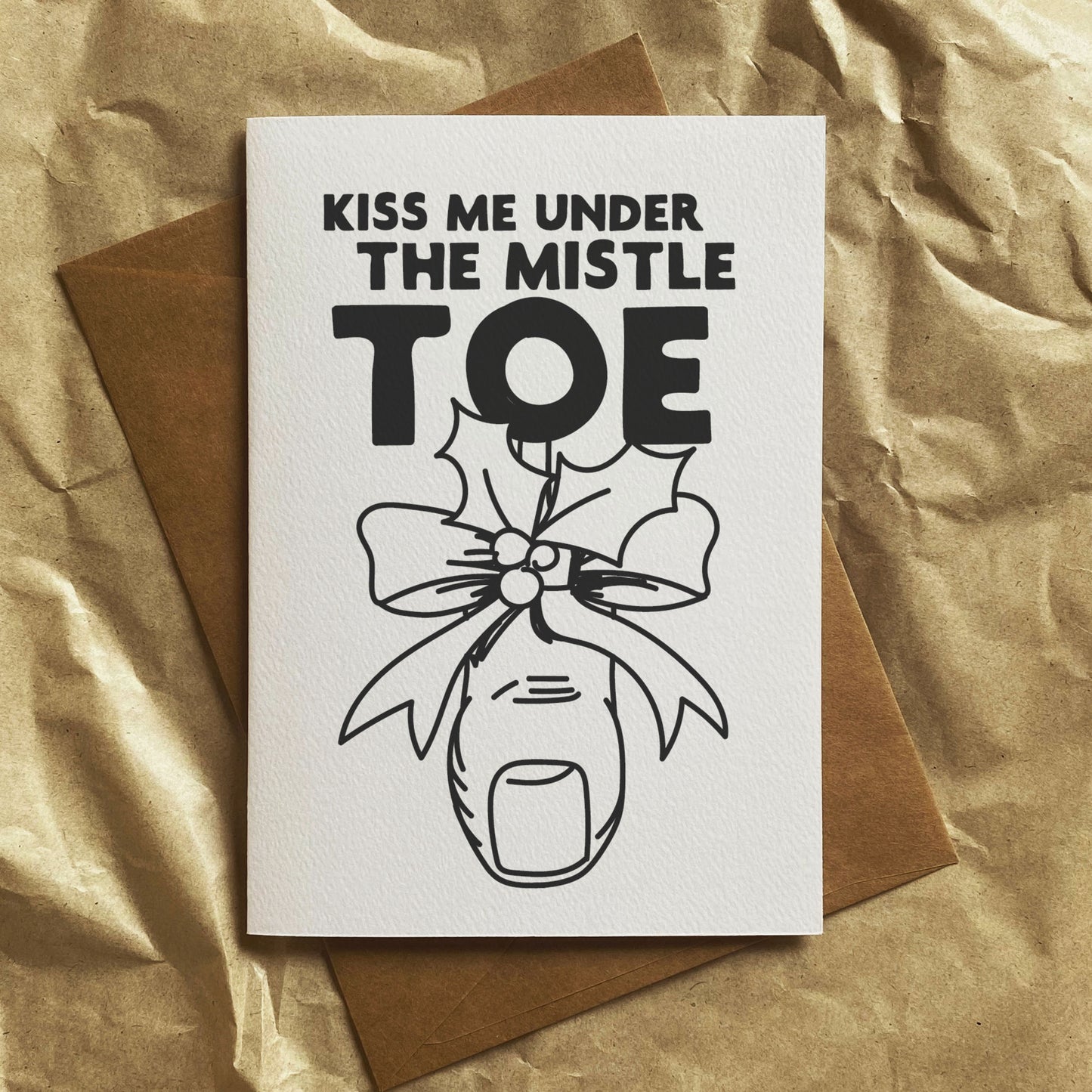 Mistle Toe - Christmas Greeting Card